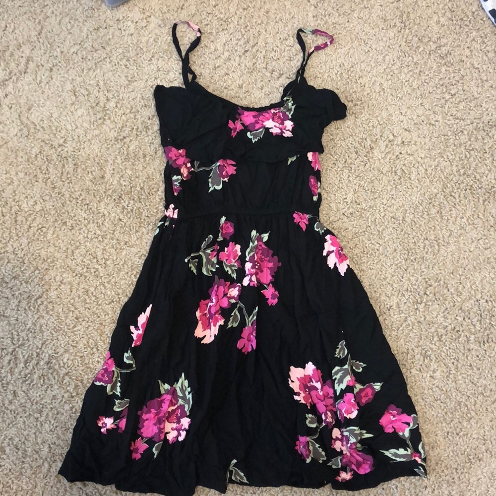 Casual black dress